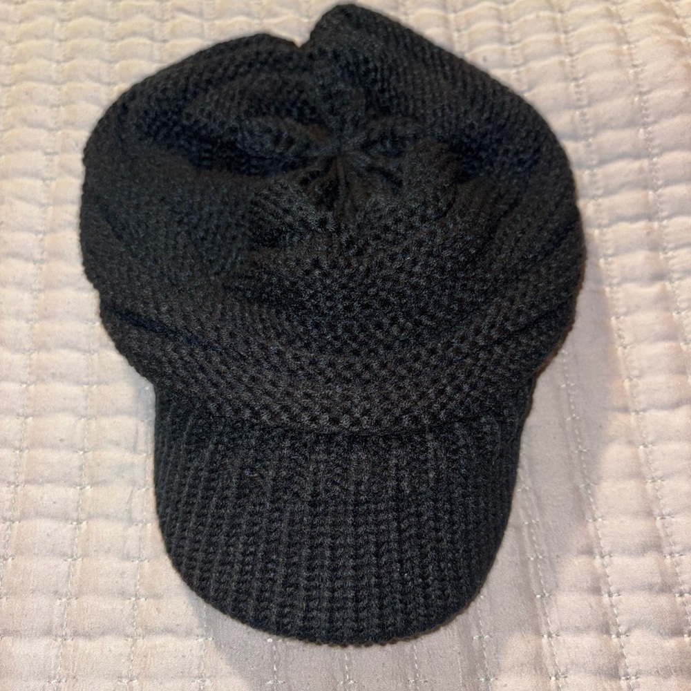 C.C Black Knit Women's Hat